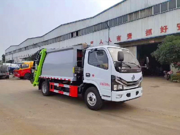 東風多利卡國六6方壓縮式垃圾車(chē)